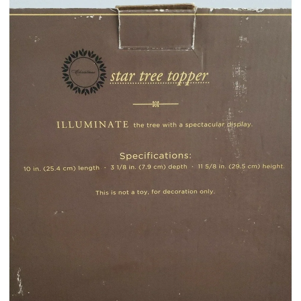 Star tree topper‎ Christmas